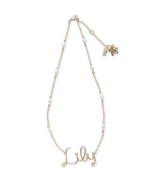 LILY BROWN(リリーブラウン)の「Lilyモチーフネックレス(ネックレス・レディース・シルバー/ゴールド・F)」の1枚目の写真