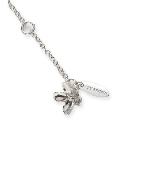 LILY BROWN(リリーブラウン)の「Lilyモチーフネックレス(ネックレス・レディース・シルバー/ゴールド・F)」の9枚目の写真