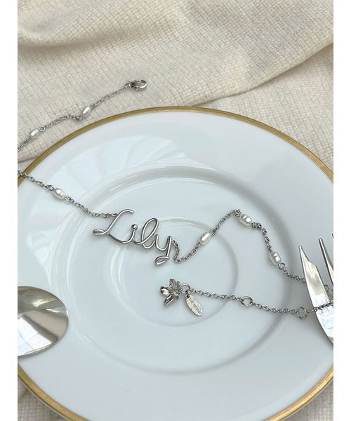 LILY BROWN(リリーブラウン)の「Lilyモチーフネックレス(ネックレス・レディース・シルバー/ゴールド・F)」の13枚目の写真