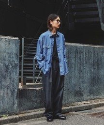 ADAM ET ROPE'（アダムエロペ）の「ライトオンス デニム シャツ   ADAM ET ROPE' JEANS（シャツ/ブラウス）」