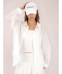 Long Sleeve Linen Shirt _White