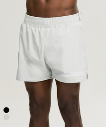 LAZYBEE（レイジービー）の「エアクーリング 2in1 レギンスショーツスポーツ（ウォーターランニング運動フィットネス）ツーインワンショートパンツ M グレー（その他パンツ）」