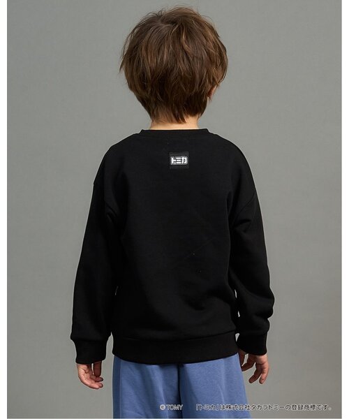 b・ROOM（ビールーム）の「【速乾裏毛】トミカ車集合トレーナー（スウェット・キッズ・トップグレー/ブラック/アイボリー/ダークブラウン・90cm/100cm/110cm/120cm/130cm）」の9枚目の写真