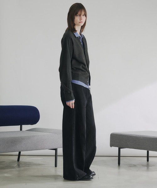 selle glant（セレグランテ）の「HEAVY WEIGHT 3D CURVE DENIM PANTS/ヘビーウェイト3Dカーブデニムパンツ（デニムパンツ・メンズ・グレー/ブラック・SMALL/MEDIUM/LARGE）」の10枚目の写真