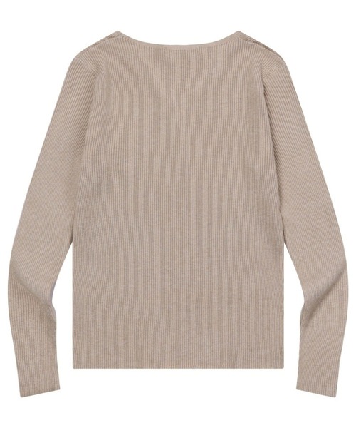 MUCENT（ムセント）の「MUCENT／KARINニットカーディガン（カーディガン/ボレロ・レディース・アイボリー/ブラック/ブラウン・FREE）」の12枚目の写真