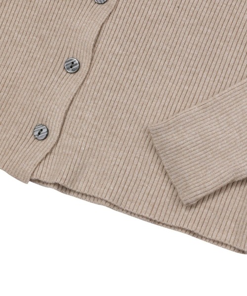 MUCENT（ムセント）の「MUCENT／KARINニットカーディガン（カーディガン/ボレロ・レディース・アイボリー/ブラック/ブラウン・FREE）」の13枚目の写真