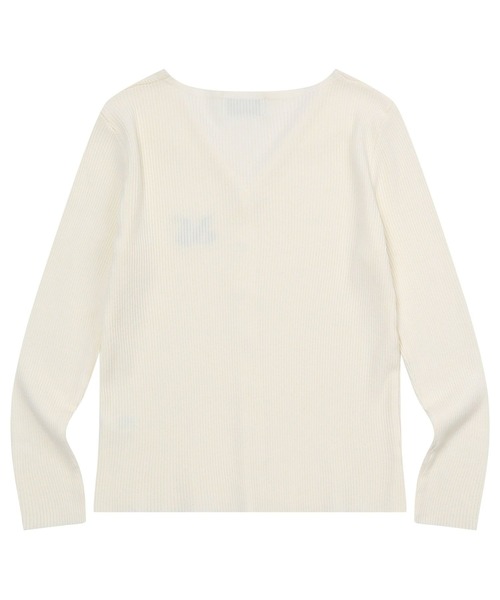 MUCENT（ムセント）の「MUCENT／KARINニットカーディガン（カーディガン/ボレロ・レディース・アイボリー/ブラック/ブラウン・FREE）」の20枚目の写真