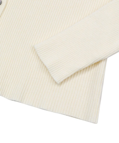 MUCENT（ムセント）の「MUCENT／KARINニットカーディガン（カーディガン/ボレロ・レディース・アイボリー/ブラック/ブラウン・FREE）」の21枚目の写真