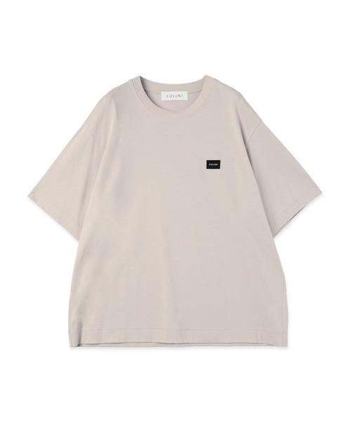 CULLNI（クルニ）の「CULLNI Embroidery Patch Short Sleeve Pullover（Tシャツ/カットソー・メンズ・ワインレッド/ダークブラウン/ホワイト/ブラック/ネイビー/グレー・2/1/0）」の4枚目の写真