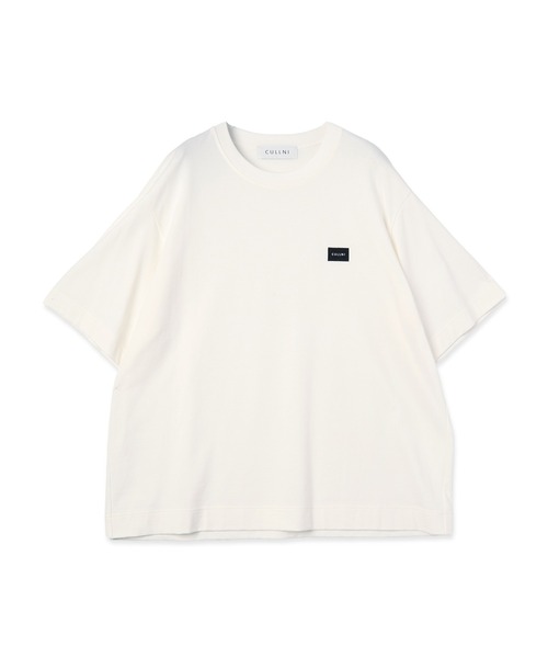 CULLNI（クルニ）の「CULLNI Embroidery Patch Short Sleeve Pullover（Tシャツ/カットソー・メンズ・ワインレッド/ダークブラウン/ホワイト/ブラック/ネイビー/グレー・2/1/0）」の8枚目の写真