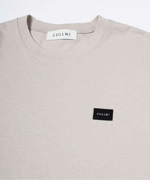 CULLNI（クルニ）の「CULLNI Embroidery Patch Short Sleeve Pullover（Tシャツ/カットソー・メンズ・ワインレッド/ダークブラウン/ホワイト/ブラック/ネイビー/グレー・2/1/0）」の12枚目の写真