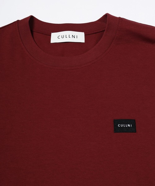 CULLNI（クルニ）の「CULLNI Embroidery Patch Short Sleeve Pullover（Tシャツ/カットソー・メンズ・ワインレッド/ダークブラウン/ホワイト/ブラック/ネイビー/グレー・2/1/0）」の15枚目の写真