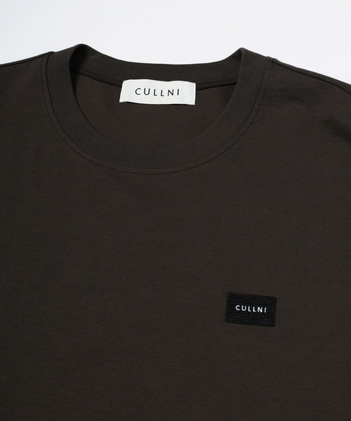 CULLNI（クルニ）の「CULLNI Embroidery Patch Short Sleeve Pullover（Tシャツ/カットソー・メンズ・ワインレッド/ダークブラウン/ホワイト/ブラック/ネイビー/グレー・2/1/0）」の18枚目の写真