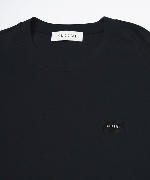 CULLNI（クルニ）の「CULLNI Embroidery Patch Short Sleeve Pullover（Tシャツ/カットソー・メンズ・ワインレッド/ダークブラウン/ホワイト/ブラック/ネイビー/グレー・2/1/0）」の21枚目の写真