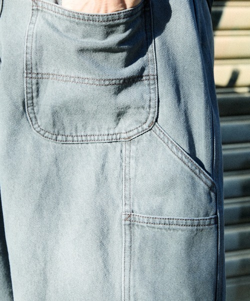 ムラサキスポーツ(ムラサキスポーツ)の「DEAR LAUREL/ディアローレル DNM BAGGY SHORTS ショーツ DL26S-3305(その他パンツ・メンズ・ネイビー/ブラック/ブルー・M/L)」の8枚目の写真