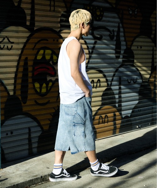 ムラサキスポーツ(ムラサキスポーツ)の「DEAR LAUREL/ディアローレル DNM BAGGY SHORTS ショーツ DL26S-3305(その他パンツ・メンズ・ネイビー/ブラック/ブルー・M/L)」の12枚目の写真
