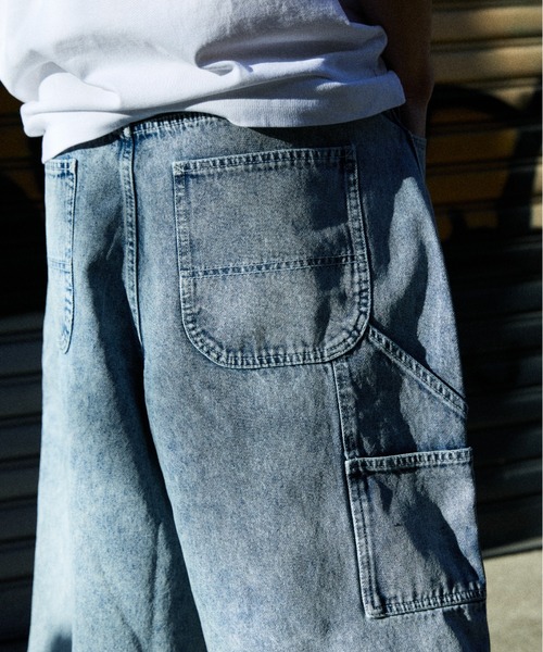 ムラサキスポーツ(ムラサキスポーツ)の「DEAR LAUREL/ディアローレル DNM BAGGY SHORTS ショーツ DL26S-3305(その他パンツ・メンズ・ネイビー/ブラック/ブルー・M/L)」の14枚目の写真