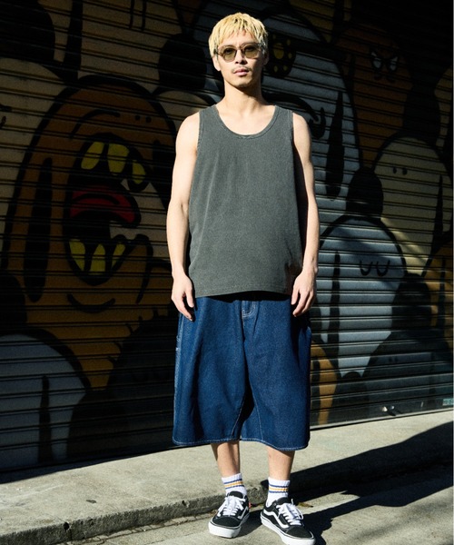 ムラサキスポーツ(ムラサキスポーツ)の「DEAR LAUREL/ディアローレル DNM BAGGY SHORTS ショーツ DL26S-3305(その他パンツ・メンズ・ネイビー/ブラック/ブルー・M/L)」の16枚目の写真