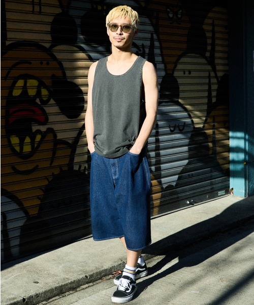 ムラサキスポーツ(ムラサキスポーツ)の「DEAR LAUREL/ディアローレル DNM BAGGY SHORTS ショーツ DL26S-3305(その他パンツ・メンズ・ネイビー/ブラック/ブルー・M/L)」の17枚目の写真