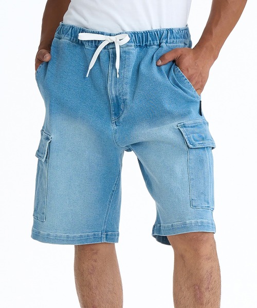 DC（ディーシー）の「DC/ディーシー ショーツ 26 WIDE CARGO SHORT DWS261016（その他パンツ・メンズ・インディゴブルー/ライトブラック/ライトインディゴブルー/ブラック・XL/M/L）」の4枚目の写真