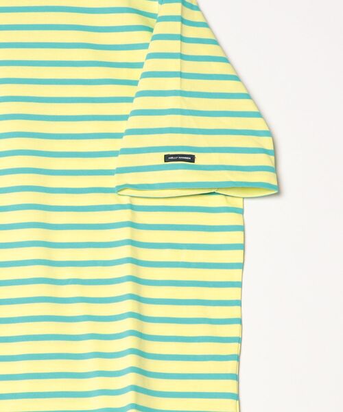 HELLY HANSEN(ヘリーハンセン)の「【HELLY HANSEN】S/S HH Marine Border Boat Neck Tee(Tシャツ/カットソー・メンズ・アイボリー/ライム/ホワイト・MEDIUM/LARGE/X-LARGE)」の8枚目の写真