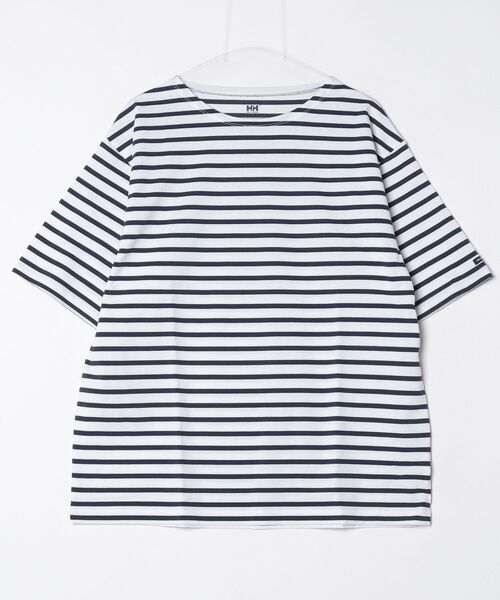 HELLY HANSEN(ヘリーハンセン)の「【HELLY HANSEN】S/S HH Marine Border Boat Neck Tee(Tシャツ/カットソー・メンズ・アイボリー/ライム/ホワイト・MEDIUM/LARGE/X-LARGE)」の4枚目の写真