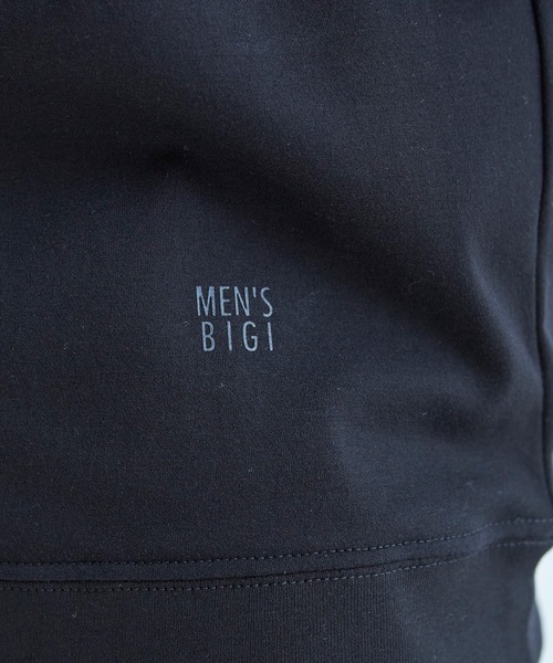 MEN'S BIGI（メンズビギ）の「スビンプラチナム スムースTシャツ（Tシャツ/カットソー・メンズ・チャコールグレー/ホワイト/ブラック・02/03）」の15枚目の写真