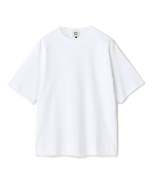 MEN'S BIGI（メンズビギ）の「スビンプラチナム スムースTシャツ（Tシャツ/カットソー・メンズ・チャコールグレー/ホワイト/ブラック・02/03）」の22枚目の写真