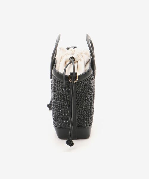 le.coeur blanc（ルクールブラン）の「メッシュ2WAYトートバッグ（トートバッグ・レディース・アイボリー/ブラック・FREE）」の3枚目の写真