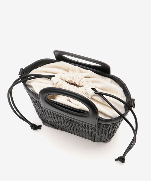 le.coeur blanc（ルクールブラン）の「メッシュ2WAYトートバッグ（トートバッグ・レディース・アイボリー/ブラック・FREE）」の6枚目の写真