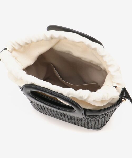 le.coeur blanc（ルクールブラン）の「メッシュ2WAYトートバッグ（トートバッグ・レディース・アイボリー/ブラック・FREE）」の9枚目の写真