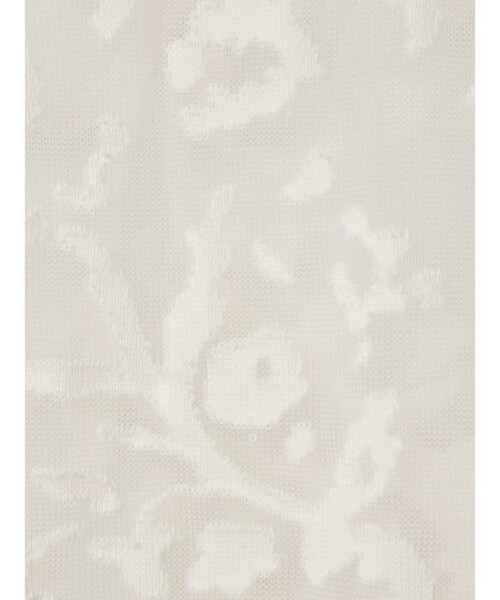 mizuiroind（ミズイロインド）の「mizuiro ind メッシュ刺繍クルーカーディガン（カーディガン/ボレロ・レディース・アイボリー/ネイビー/ベージュ・FREE）」の5枚目の写真