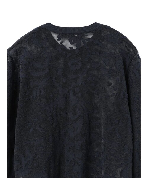 mizuiroind（ミズイロインド）の「mizuiro ind メッシュ刺繍クルーカーディガン（カーディガン/ボレロ・レディース・アイボリー/ネイビー/ベージュ・FREE）」の20枚目の写真