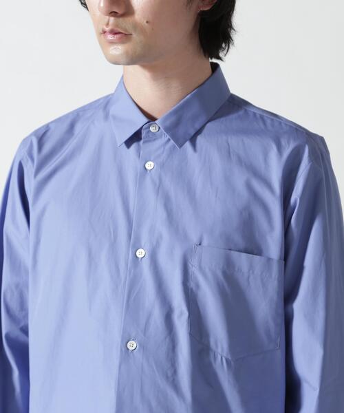 ATON（エイトン）の「ATON (エイトン)SUVIN BROAD | STANDARD SHIRT（シャツ/ブラウス・メンズ・その他18/ホワイト/ネイビー・2/4/6）」の20枚目の写真