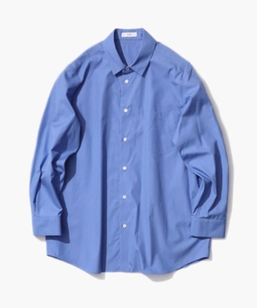 ATON（エイトン）の「ATON (エイトン)SUVIN BROAD | STANDARD SHIRT（シャツ/ブラウス・メンズ・その他18/ホワイト/ネイビー・2/4/6）」の3枚目の写真