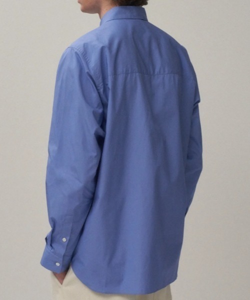 ATON（エイトン）の「ATON (エイトン)SUVIN BROAD | STANDARD SHIRT（シャツ/ブラウス・メンズ・その他18/ホワイト/ネイビー・2/4/6）」の5枚目の写真