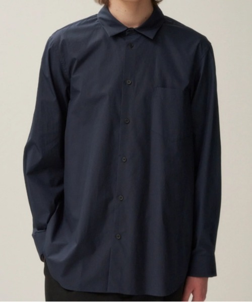 ATON（エイトン）の「ATON (エイトン)SUVIN BROAD | STANDARD SHIRT（シャツ/ブラウス・メンズ・その他18/ホワイト/ネイビー・2/4/6）」の11枚目の写真