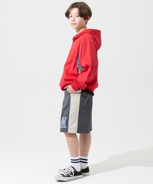 KRIFF MAYER Kid's Collection（クリフメイヤーキッズコレクション）の「【遮熱・UVカット・接触冷感・吸汗速乾】遮熱ジップパーカー（パーカー・キッズ・イエロー/ライトグレー/レッド/ブルーグリーン・120/130/140/150/160/170）」の9枚目の写真