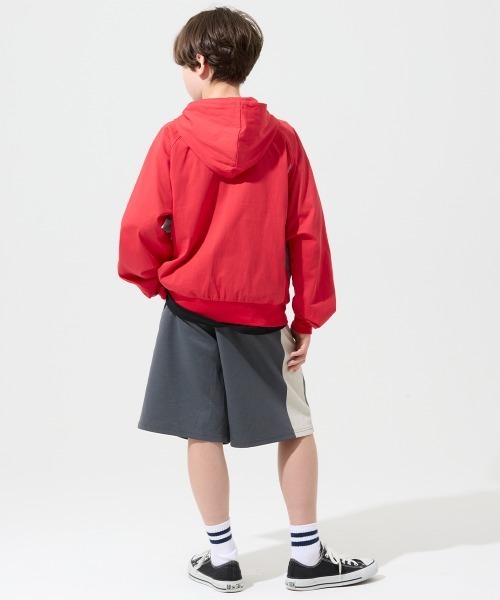 KRIFF MAYER Kid's Collection（クリフメイヤーキッズコレクション）の「【遮熱・UVカット・接触冷感・吸汗速乾】遮熱ジップパーカー（パーカー・キッズ・イエロー/ライトグレー/レッド/ブルーグリーン・120/130/140/150/160/170）」の10枚目の写真