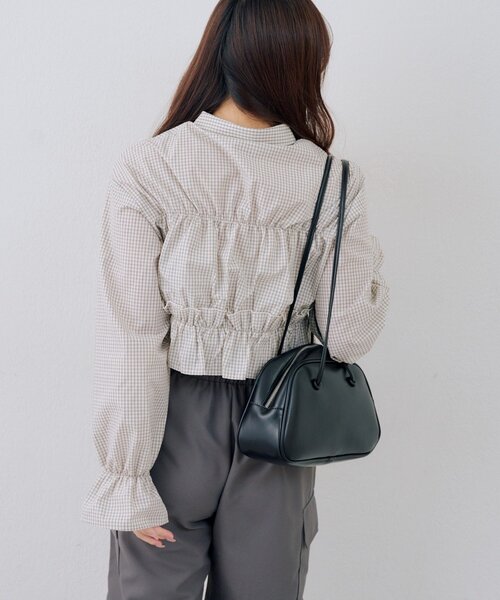 Another Branch olive des olive(アナザーブランチオリーブデオリーブ)の「フリルショートブラウス(シャツ/ブラウス・レディース・ブルー系その他/オフホワイト/ブルー/ブラック系その他/ホワイト系その他・FREE)」の13枚目の写真