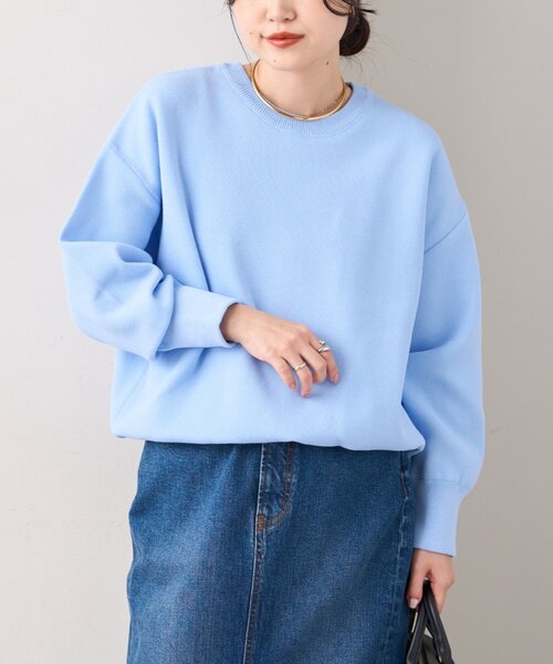 CIAOPANIC TYPY(チャオパニックティピー)の「【WEB限定】エアリーコンフォートプルオーバーニット(ニット/セーター・レディース・ホワイト/ライトグレー/ピンク/レッド/ネイビー/チャコールグレー/サックスブルー/イエロー系その他・ONE SIZE)」の6枚目の写真