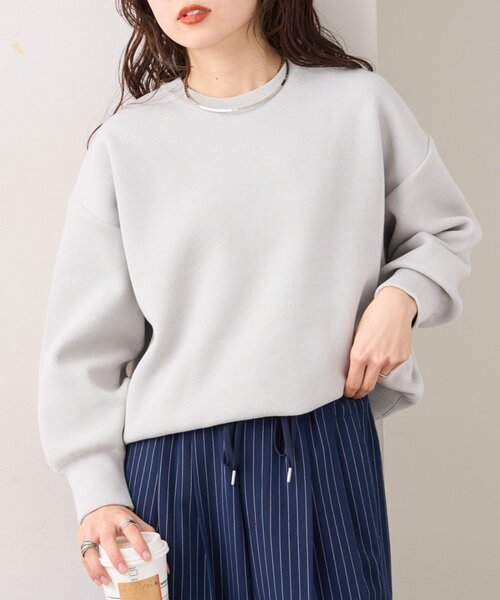 CIAOPANIC TYPY(チャオパニックティピー)の「【WEB限定】エアリーコンフォートプルオーバーニット(ニット/セーター・レディース・ホワイト/ライトグレー/ピンク/レッド/ネイビー/チャコールグレー/サックスブルー/イエロー系その他・ONE SIZE)」の4枚目の写真