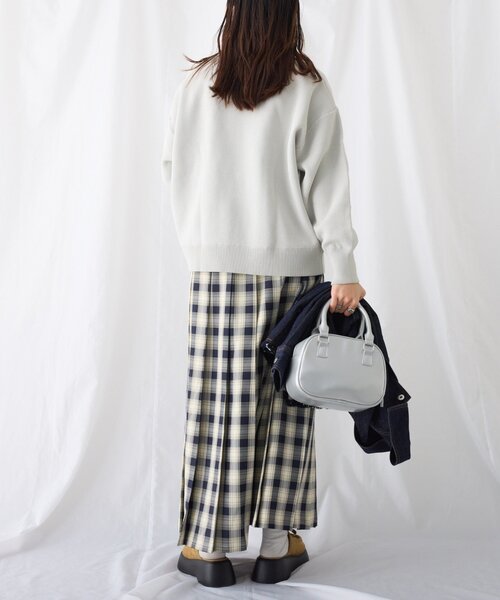 CIAOPANIC TYPY(チャオパニックティピー)の「【WEB限定】エアリーコンフォートプルオーバーニット(ニット/セーター・レディース・ホワイト/ライトグレー/ピンク/レッド/ネイビー/チャコールグレー/サックスブルー/イエロー系その他・ONE SIZE)」の17枚目の写真