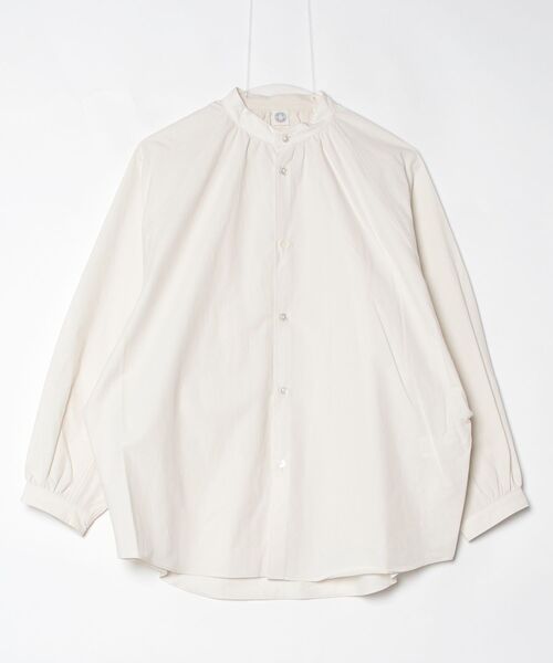 ORCIVAL（オーシバル）の「ORCIVAL/オーシバル　ラグランブラウス　RAGLAN BLOUSE　OR-B0320 OTD（シャツ/ブラウス・レディース・サックスブルー/アイボリー・1）」の11枚目の写真