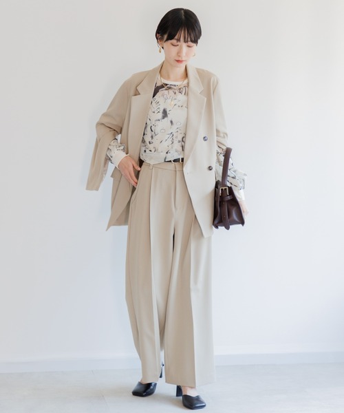 Paradise Picnic（パラダイスピクニック）の「TRANOI. watercolorプルオーバーブラウス（シャツ/ブラウス・レディース・ピンク/アイボリー/ブルー・FREE）」の6枚目の写真