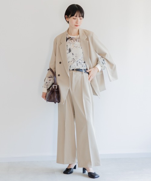 Paradise Picnic（パラダイスピクニック）の「TRANOI. watercolorプルオーバーブラウス（シャツ/ブラウス・レディース・ピンク/アイボリー/ブルー・FREE）」の5枚目の写真