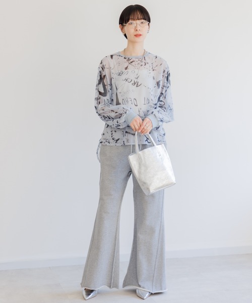 Paradise Picnic（パラダイスピクニック）の「TRANOI. watercolorプルオーバーブラウス（シャツ/ブラウス・レディース・ピンク/アイボリー/ブルー・FREE）」の14枚目の写真