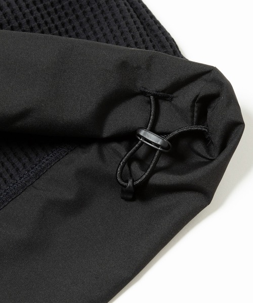 meanswhile（ミーンズワイル）の「SOLOTEX Waffle S/S Tee（Tシャツ/カットソー・メンズ・ブラック系・1(S)/2(M)/3(L)）」の7枚目の写真