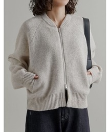 Re:EDIT（リエディ）の「ダブルジップニットブルゾン（ブルゾン）」