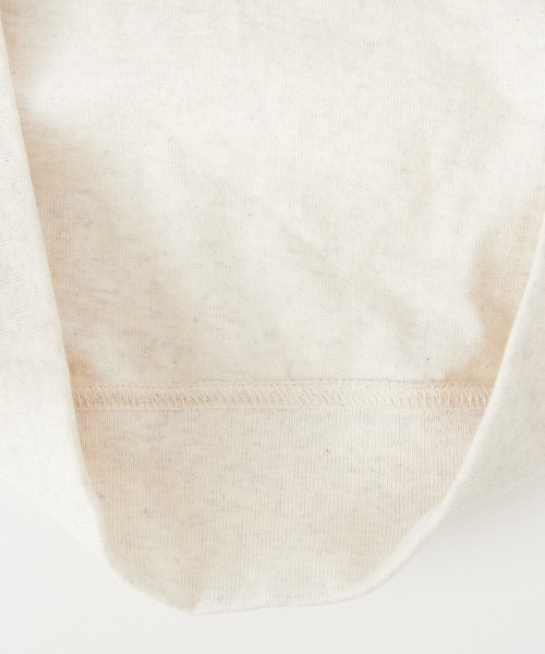 GYMPHLEX（ジムフレックス）の「【WEB限定】[GYMPHLEX/ジムフレックス] ワンポイント刺繍ロゴ ロングスリーブTシャツ（Tシャツ/カットソー・レディース・ネイビー/オフホワイト/キナリ/ライトグリーン・L/M）」の5枚目の写真